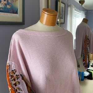 Free people Waffle Shirt